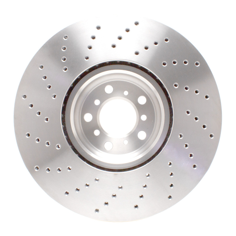 BMW X6 Brake Rotor (1) - Right Front - R1 Concepts - Drilled - `15-`19